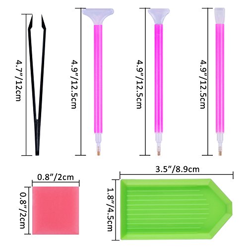 URlighting Diamond Painting Tools Kit29 Pcs DIY 5D Diamond Paint...