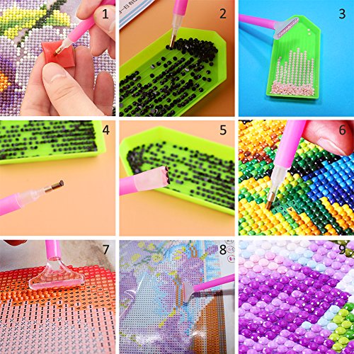 URlighting Diamond Painting Tools Kit29 Pcs DIY 5D Diamond Paint...