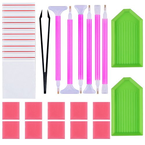 URlighting Diamond Painting Tools Kit29 Pcs DIY 5D Diamond Paint...