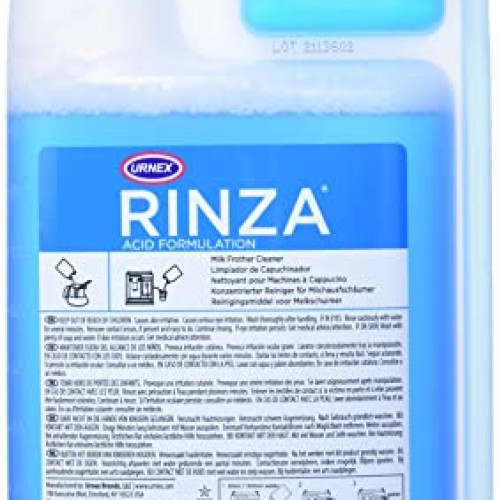 Urnex Rinza Acid Formula Milk Frother Cleaner, 33.8-Ounce