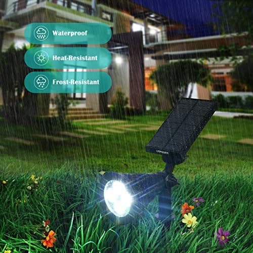 URPOWER Solar Lights Outdoor, 2-in-1 Waterproof Adjustable Solar S...