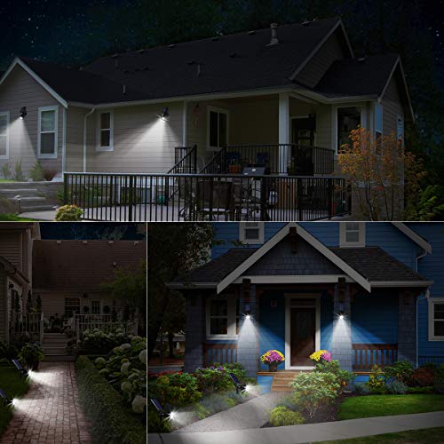 URPOWER Solar Lights Outdoor, 2-in-1 Waterproof Adjustable Solar S...