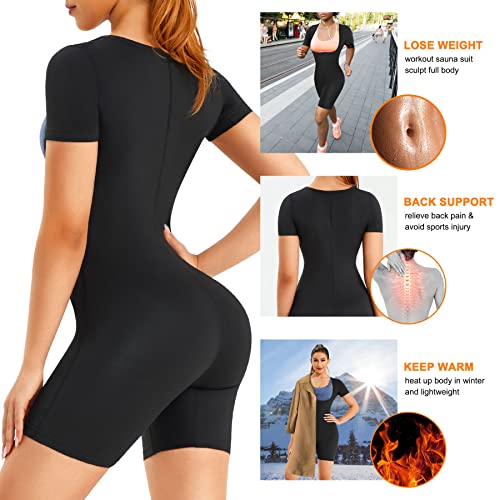 URSEXYLY Sauna Suit for Women Sweat Vest Waist Trainer 3 in 1 Slim...