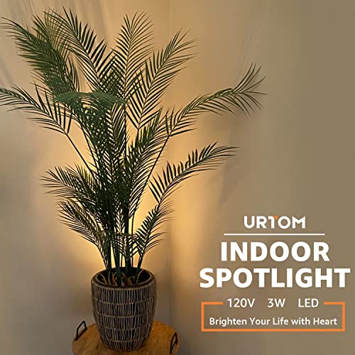 URTOM 2 Pack Spot Lights Indoor, 120V Up Lights Indoor, LED Accent...