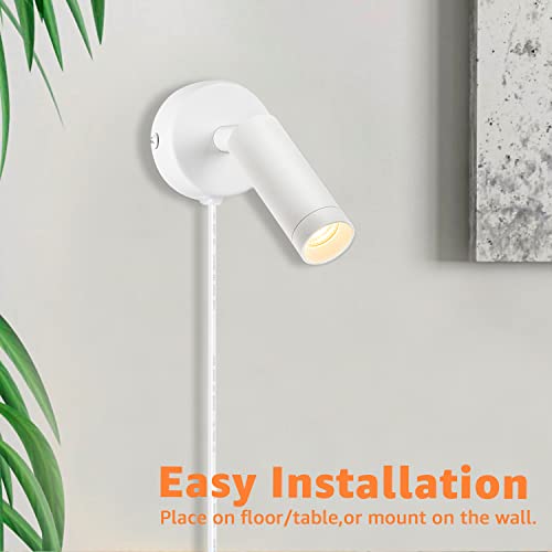 URTOM 2 Pack Spot Lights Indoor, 120V Up Lights Indoor, LED Accent...