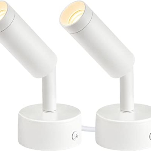 URTOM 2 Pack Spot Lights Indoor, 120V Up Lights Indoor, LED Accent...