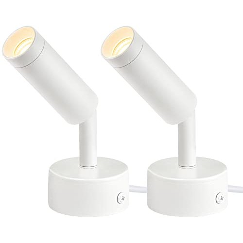 URTOM 2 Pack Spot Lights Indoor, 120V Up Lights Indoor, LED Accent...