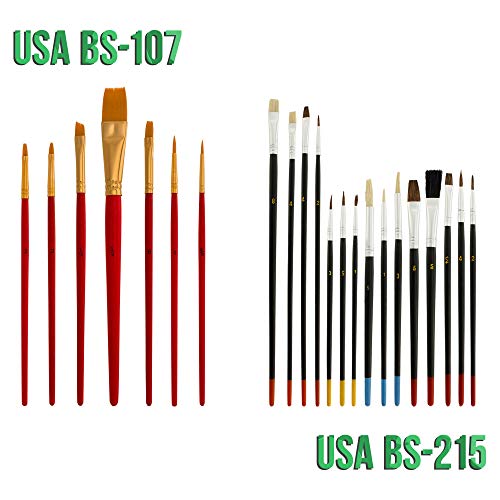 U.S. Art Supply 39-Piece Acrylic Artist Painting Set - Aluminum Ta...