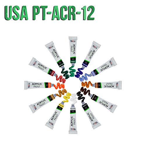 U.S. Art Supply 39-Piece Acrylic Artist Painting Set - Aluminum Ta...