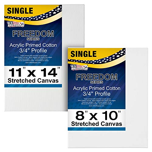 U.S. Art Supply 39-Piece Acrylic Artist Painting Set - Aluminum Ta...