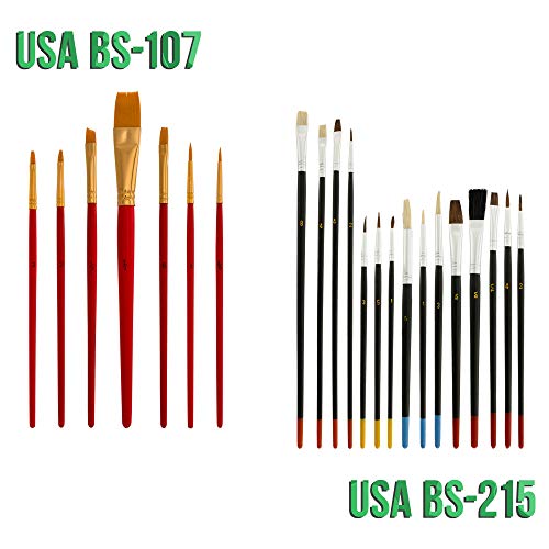 U.S Art Supply 60-Piece Deluxe Acrylic Painting Set with Aluminum ...