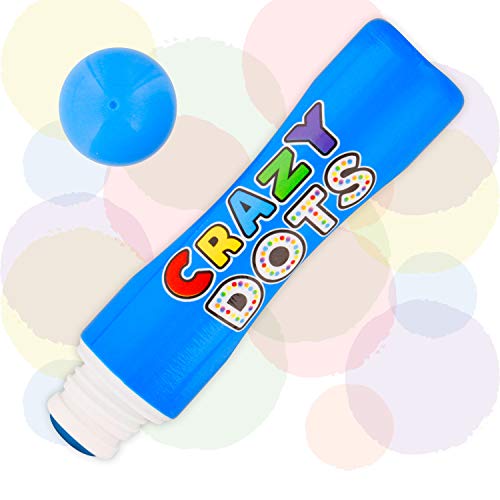 U.S. Art Supply 8 Color Crazy Dots Markers - Childrens Washable E...