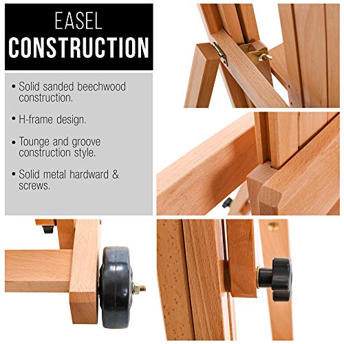 U.S. Art Supply Master Multi-Function Studio Artist Wooden Floor E...