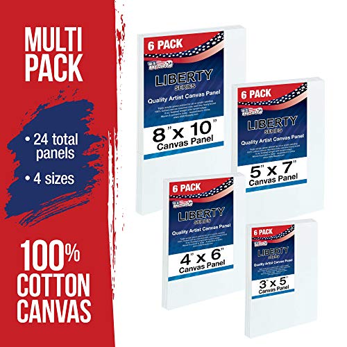 U.S. Art Supply Multi-Pack 6-Ea of 3 x 5, 4 x 6, 5 x 7, 8 x 10 inc...
