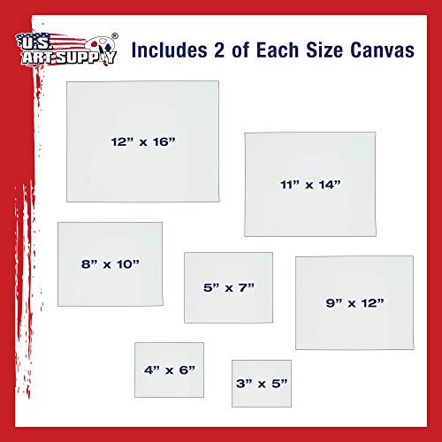 U.S. Art Supply Rectangular Variety Assortment Professional Artist...