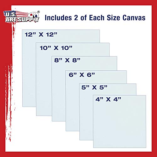 U.S. Art Supply Square Variety Assortment Professional Artist Qual...