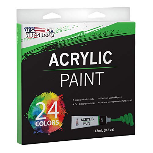 US ART SUPPLY 121-Piece Custom Artist Painting Kit with Coronado S...
