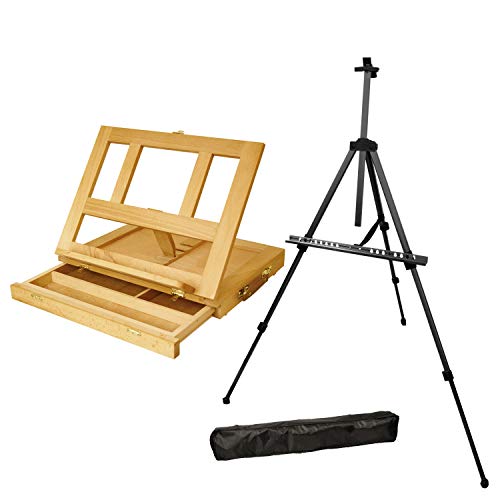 US Art Supply 133pc Deluxe Artist Painting Set with Aluminum and W...