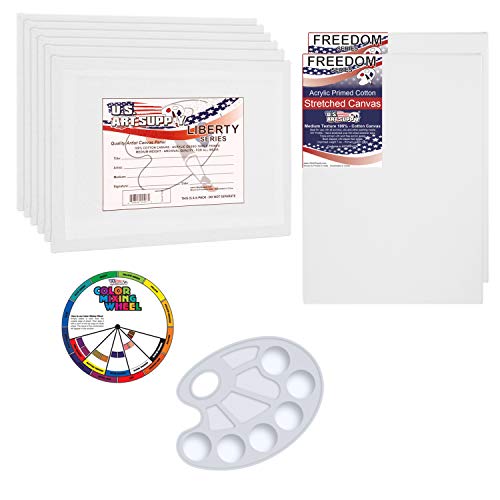 US Art Supply 133pc Deluxe Artist Painting Set with Aluminum and W...