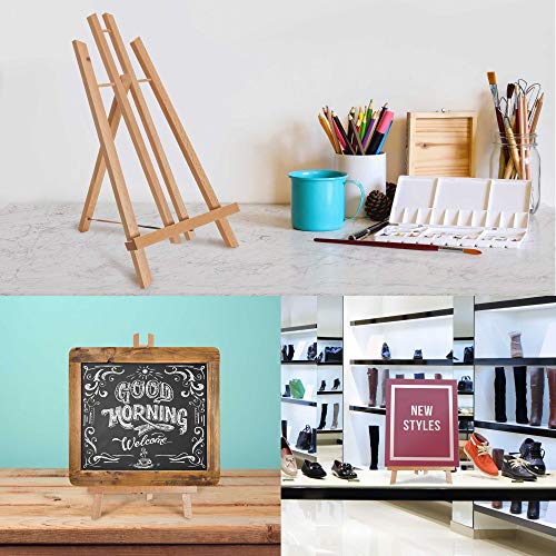 US Art Supply 14 inch Tall Medium Tabletop Display A-Frame Easel ...