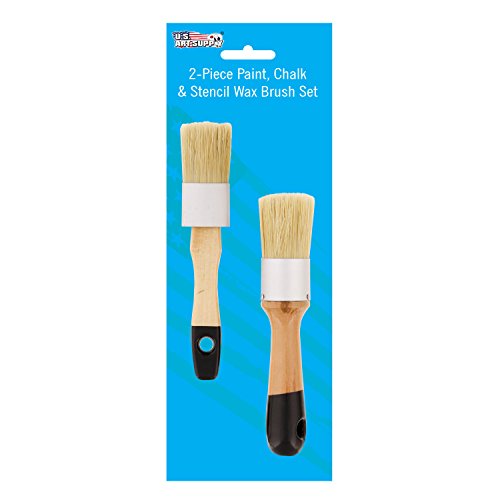 US Art Supply 2-Piece Multi Use Oval and Round Chalk, Wax and Sten...