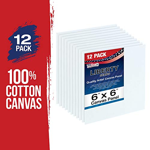 US Art Supply 6 X 6 inch Professional Artist Quality Acid Free Can...