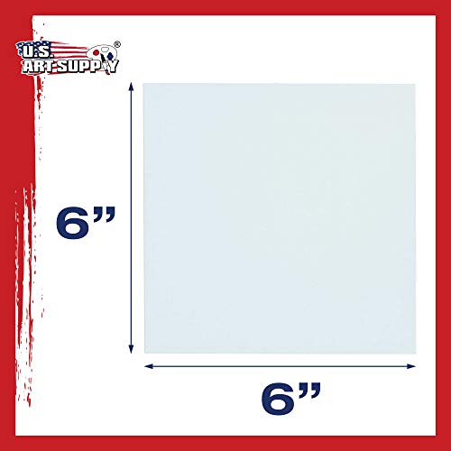 US Art Supply 6 X 6 inch Professional Artist Quality Acid Free Can...