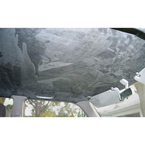 Suede Headlining Fabric Foam Back Headliner Upholstery 60inch/5ft ...