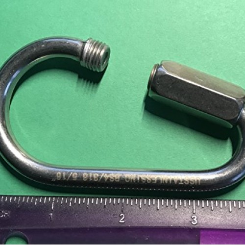 Stainless Steel 316 Pear Shape Quick Link 5/16 8mm Marine Grade