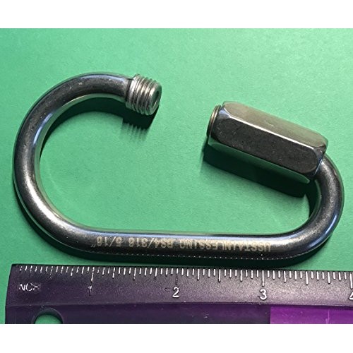 Stainless Steel 316 Pear Shape Quick Link 5/16 8mm Marine Grade