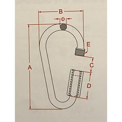 Stainless Steel 316 Pear Shape Quick Link 5/16 8mm Marine Grade