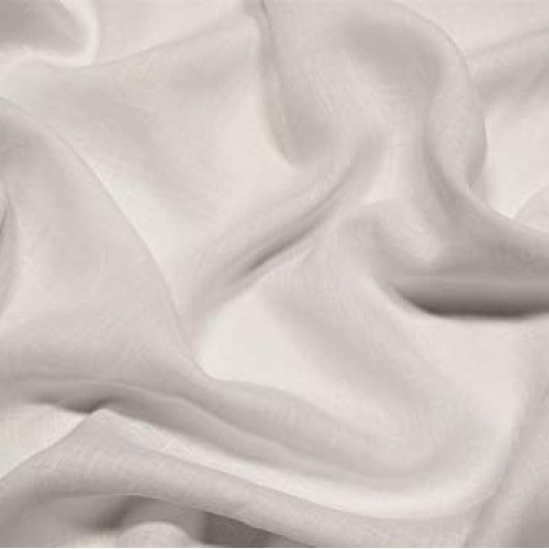 Bright White 4 oz 100% Cotton Lawn Sheer Apparel Fabric Shirting D...