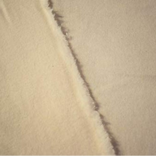 Natural White Interlining Flannel Fabric Cotton Double Nap 54W Bl...