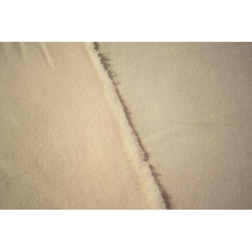 Natural White Interlining Flannel Fabric Cotton Double Nap 54W Bl...