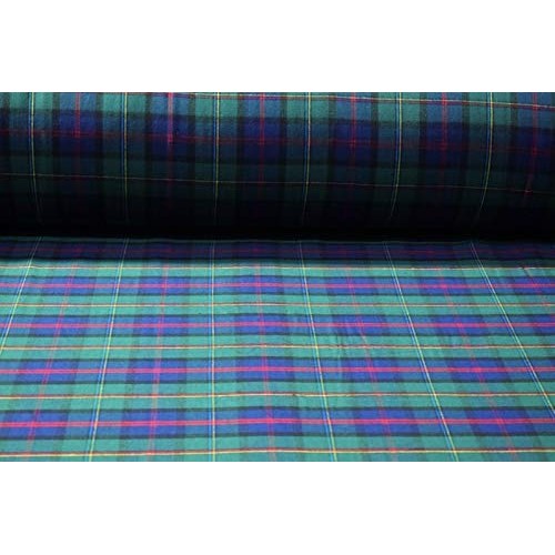 Yarn Dyed Tartan Plaid Cotton Flannel Soft Fabric 58 Wide Green N...
