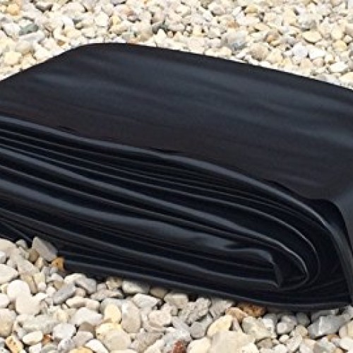 USA Pond Products 6 x 6 Pond Liner - 20-mil Black PVC for Koi Po...