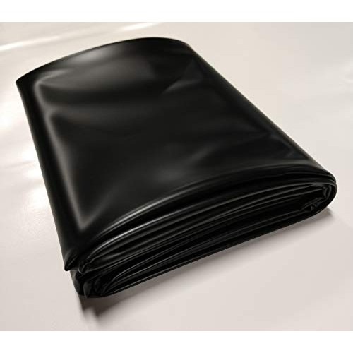 USA Pond Products 7 x 7 Pond Liner - 20-mil Black PVC for Koi Po...