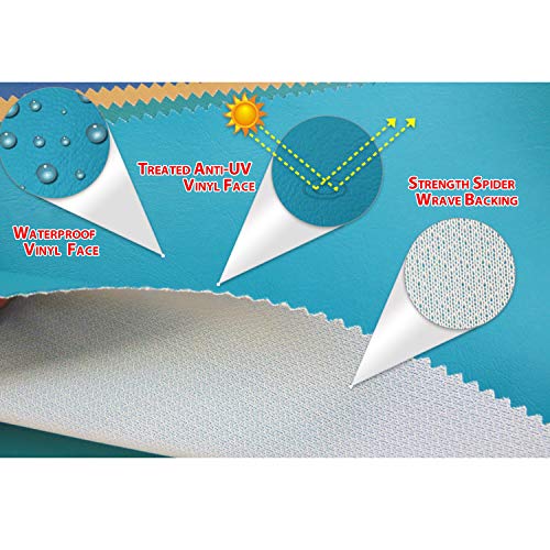 Car Marine Vinyl Fabric Upholstery Grade Replacement Decorate Faux...