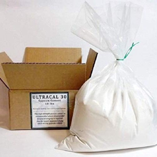 10 Lbs ULTRACAL 30 Gypsum Cement - Plaster - for Moldmaking and Ca...