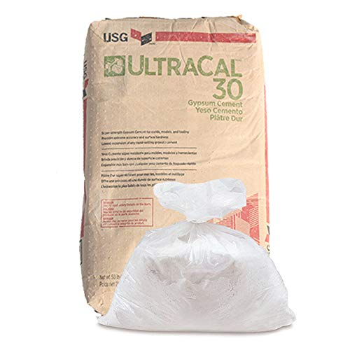 40 Lbs ULTRACAL 30 Gypsum Cement - Plaster - for Moldmaking and Ca...