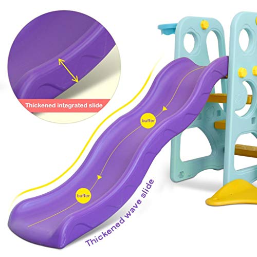 Toddler Climber and Swing Set | 6 in 1 Kids Freestanding Slide Cli...