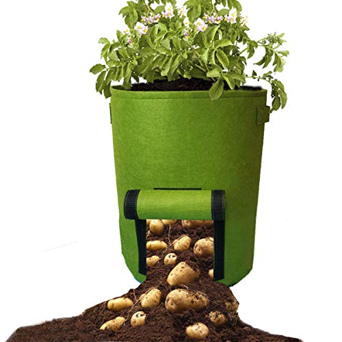 USPANIU 3 Packs Potato Grow Bag 10 Gallon Update Garden Planter Ba...