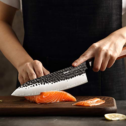 Gyuto Chef’s Knife, 8 inch Japanese Style Chef Knife 3 layers 9CR1...