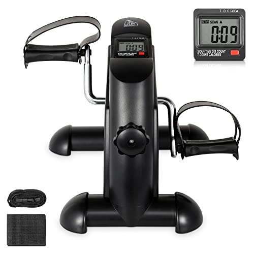 Uten Mini Exercise Bike, Under Desk Bike Pedal Exerciser, Under De...