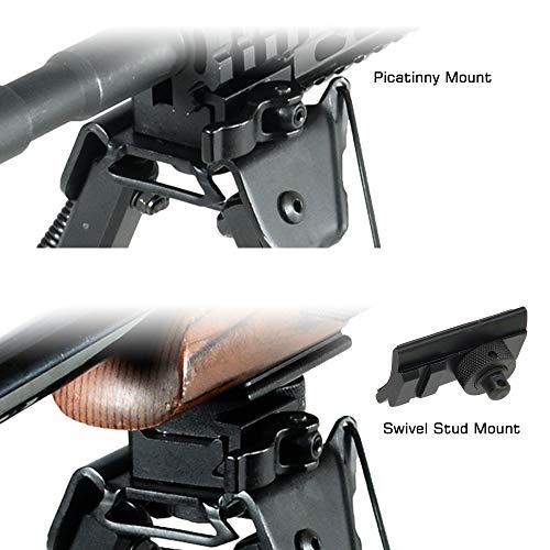 UTG Super Duty Bi-pod with QD Lever Mount, Height 6.0- 8.5