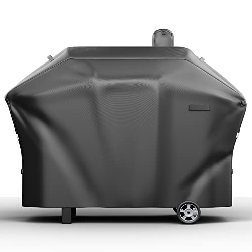 Utheer Pellet Grill Cover for Camp Chef, Upgraded Full-Length Smok...