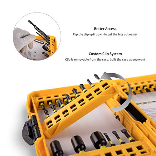 Impact Driver Bit Set, Utool 36pcs Impact Screwdri and Drill Bits ...