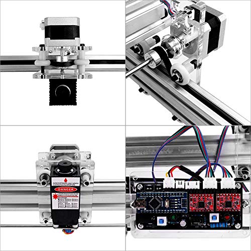 Uttiny Laser Engraving Machine, 30x40cm Engraver Kits DIY CNC 2.5W...