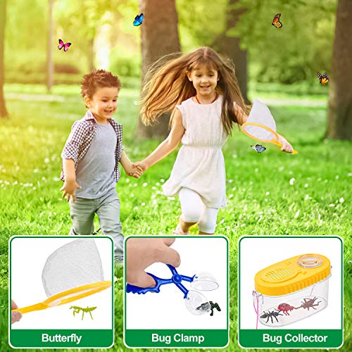 UTTORA Outdoor Explorer Kit & Bug Catcher Kit with Binoculars, Fla...