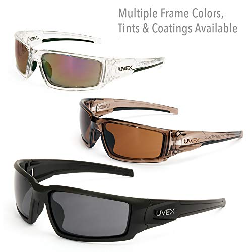 Uvex by Honeywell Hypershock Safety Glasses, Black Fame with Espre...